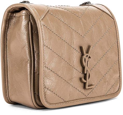 ysl niki wallet on a chain dusty grey|Niki Handbags Collection for Women .